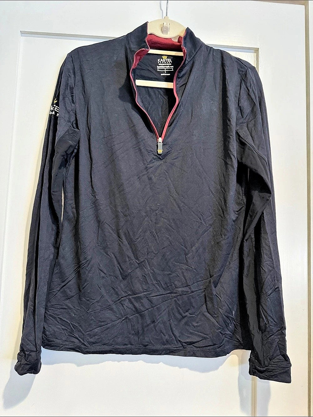 Kari Traa Men's Black Quarter-Zip Athletic Jacket